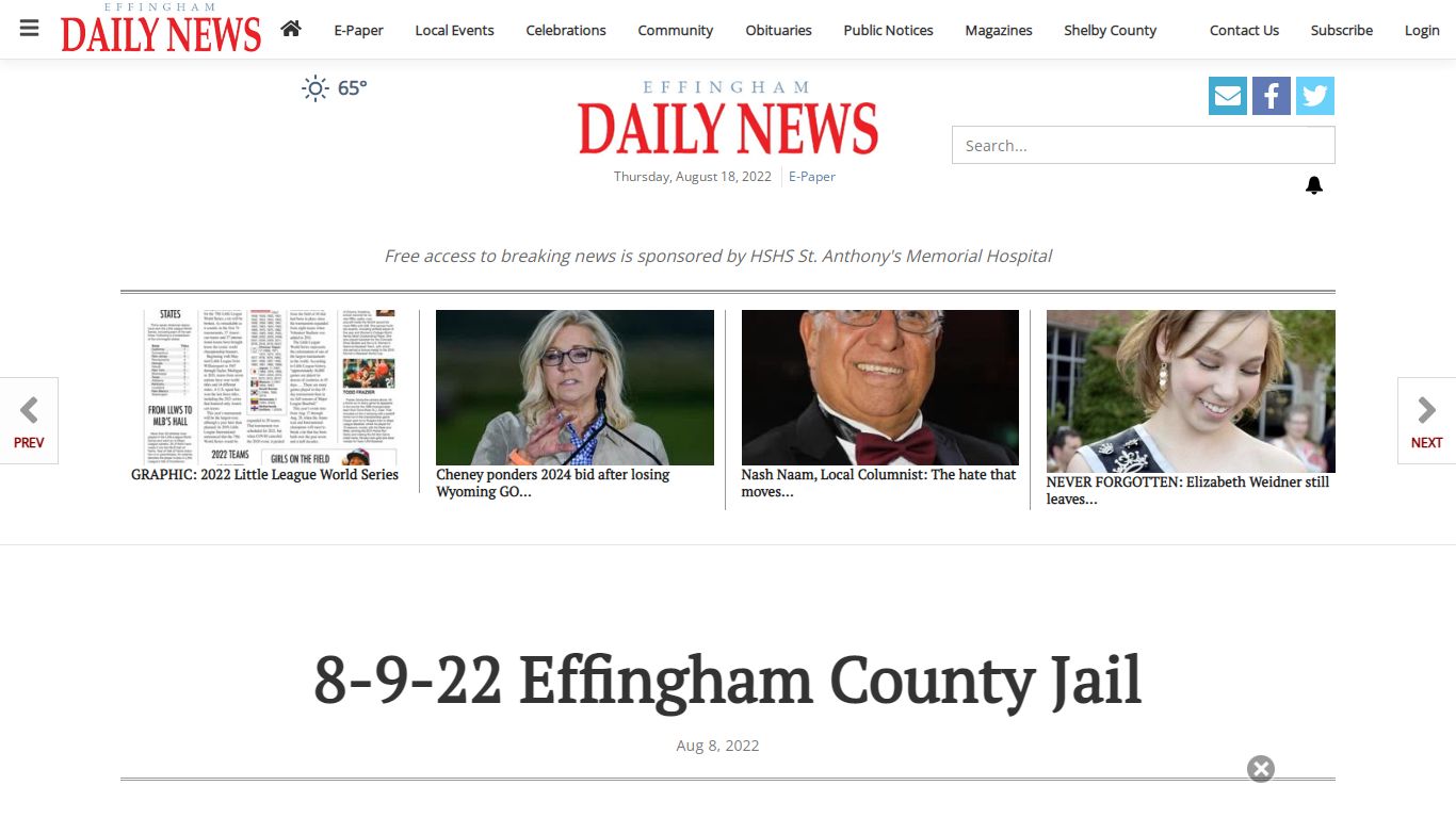 8-9-22 Effingham County Jail | News | effinghamdailynews.com